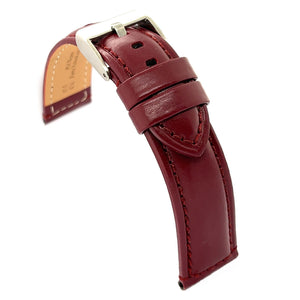 Correa Diloy de Piel color Burdeos
