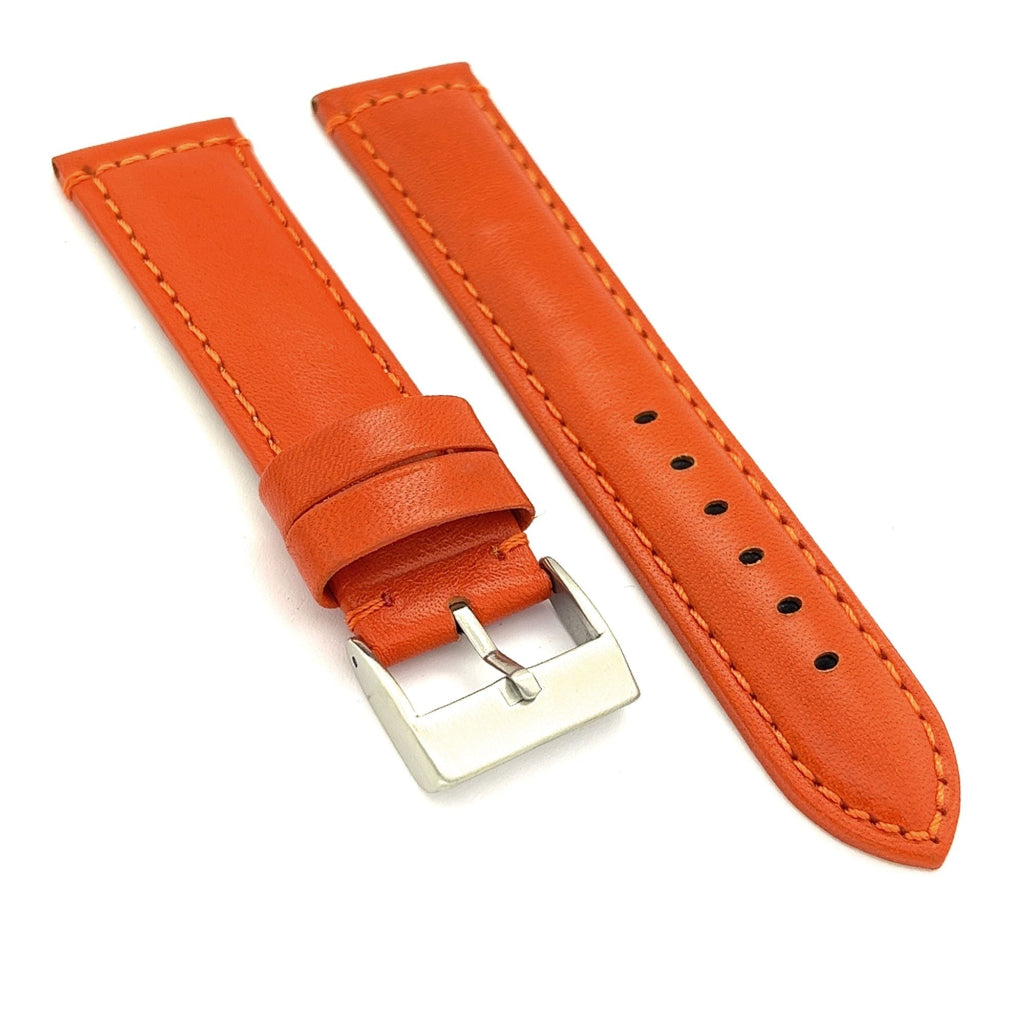 Correa Diloy de Piel color Naranja