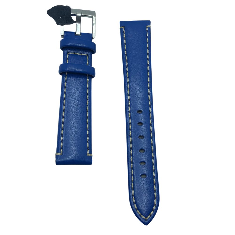 Correa Diloy de Piel color Azul