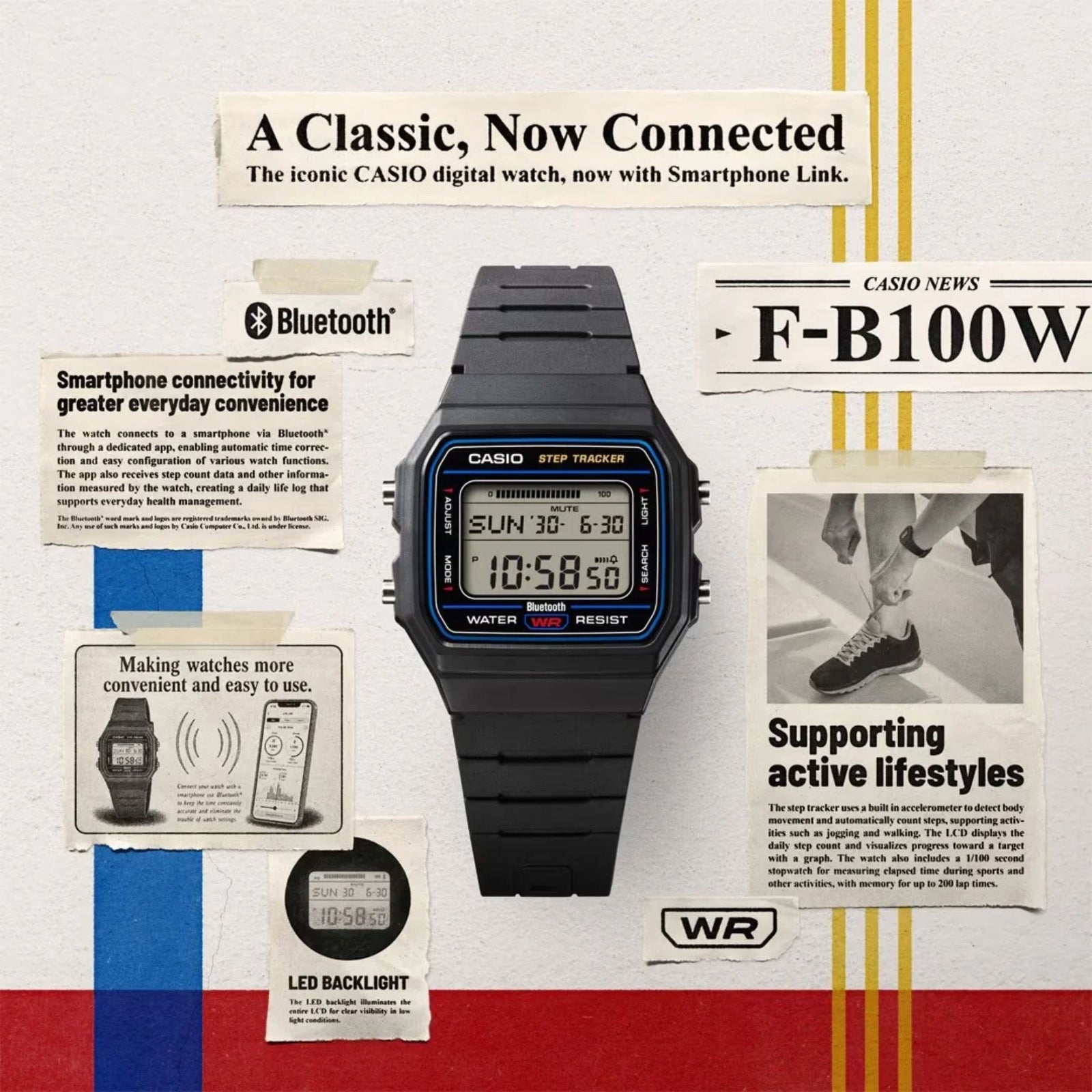 Reloj Casio F-B100W-1AEF