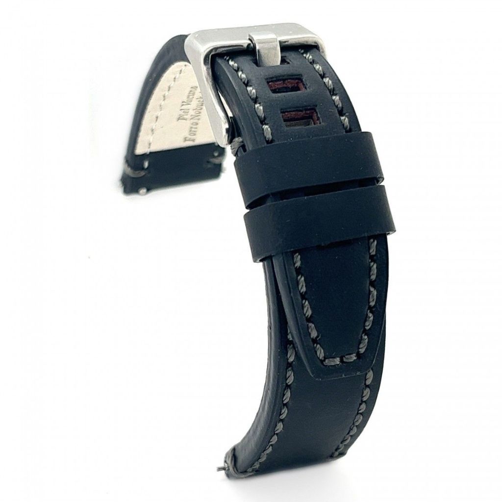 Correa Diloy de cuero color Negro