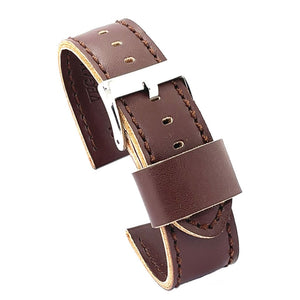 Correa Diloy de microfibra color Marron