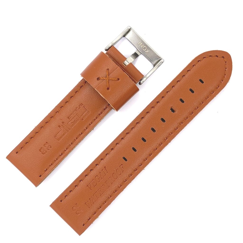 Correa Diloy de microfibra color Marron
