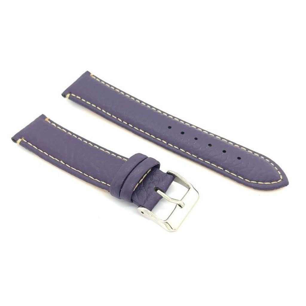 Correa Diloy de Piel color Morado de 14 mm
