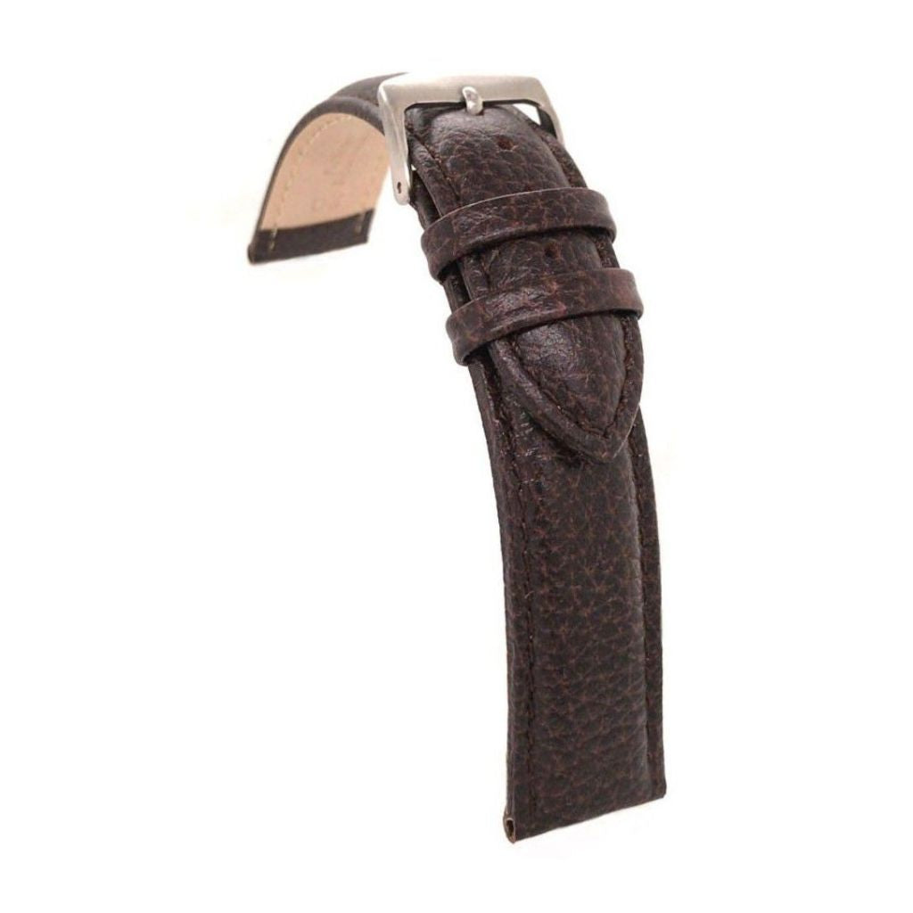 Correa Diloy de Piel color Marrón Oscuro