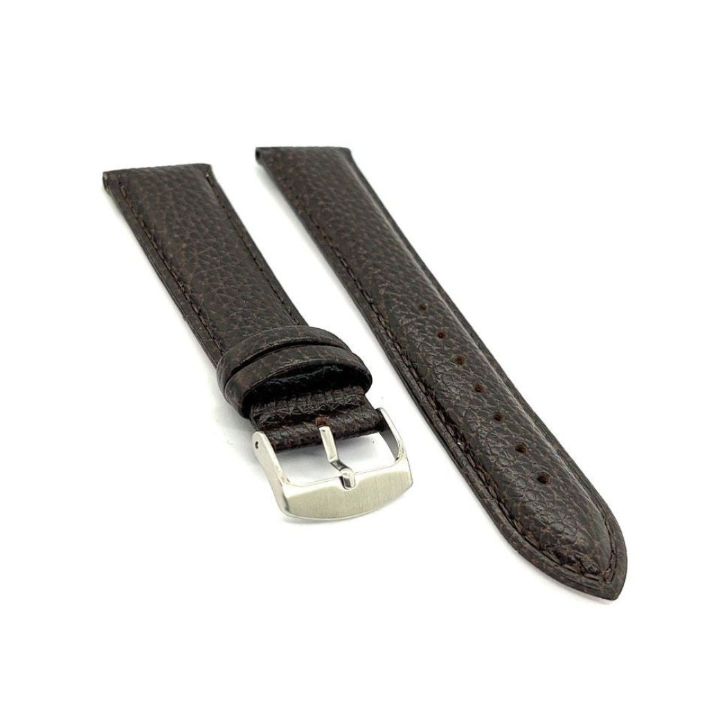 Correa Diloy de Piel color Marrón Oscuro