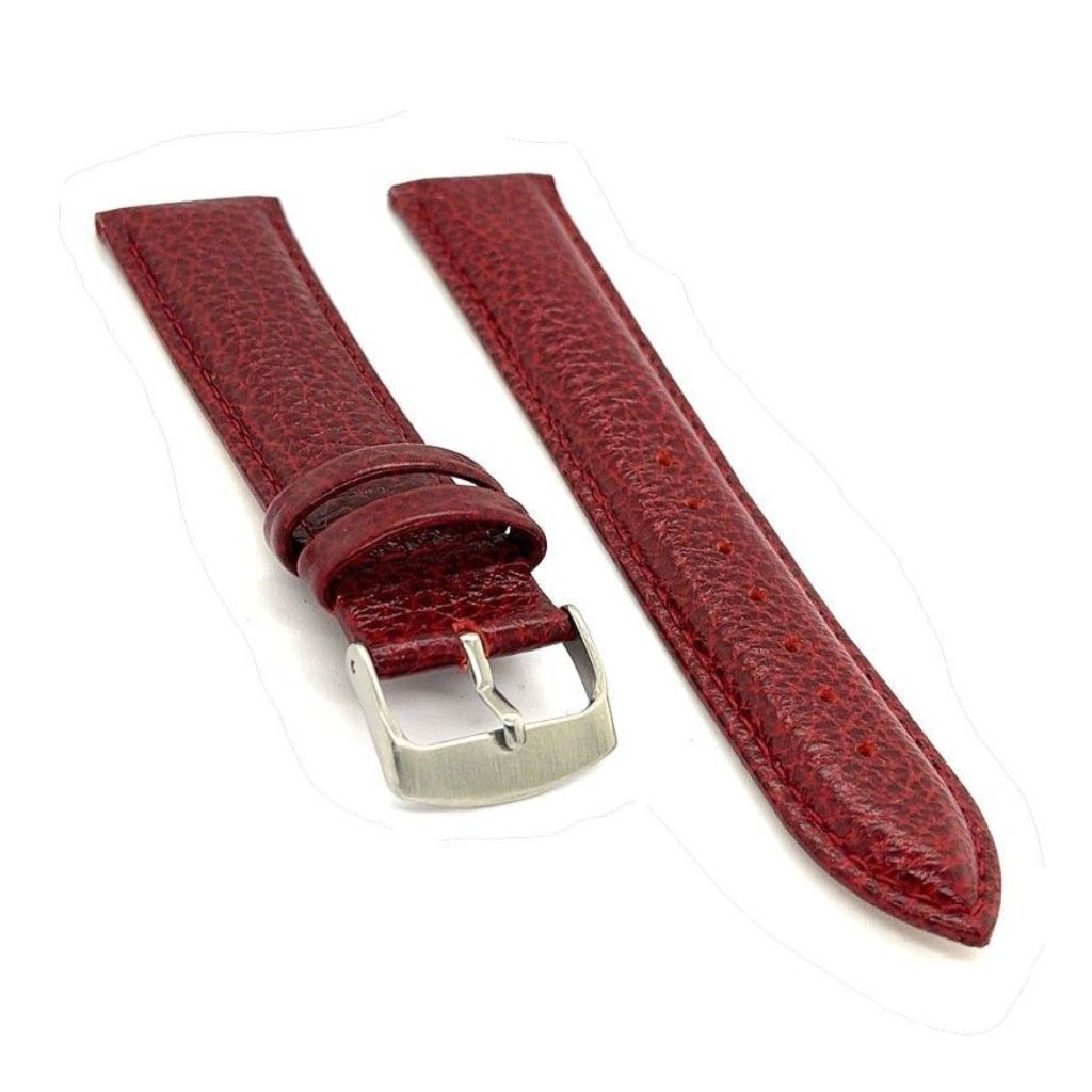 Correa Diloy de Piel color Burdeos