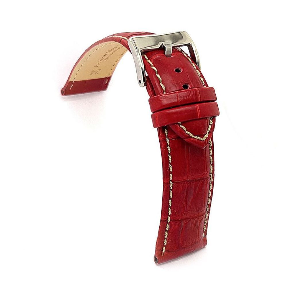 Correa Diloy de Piel color Burdeos