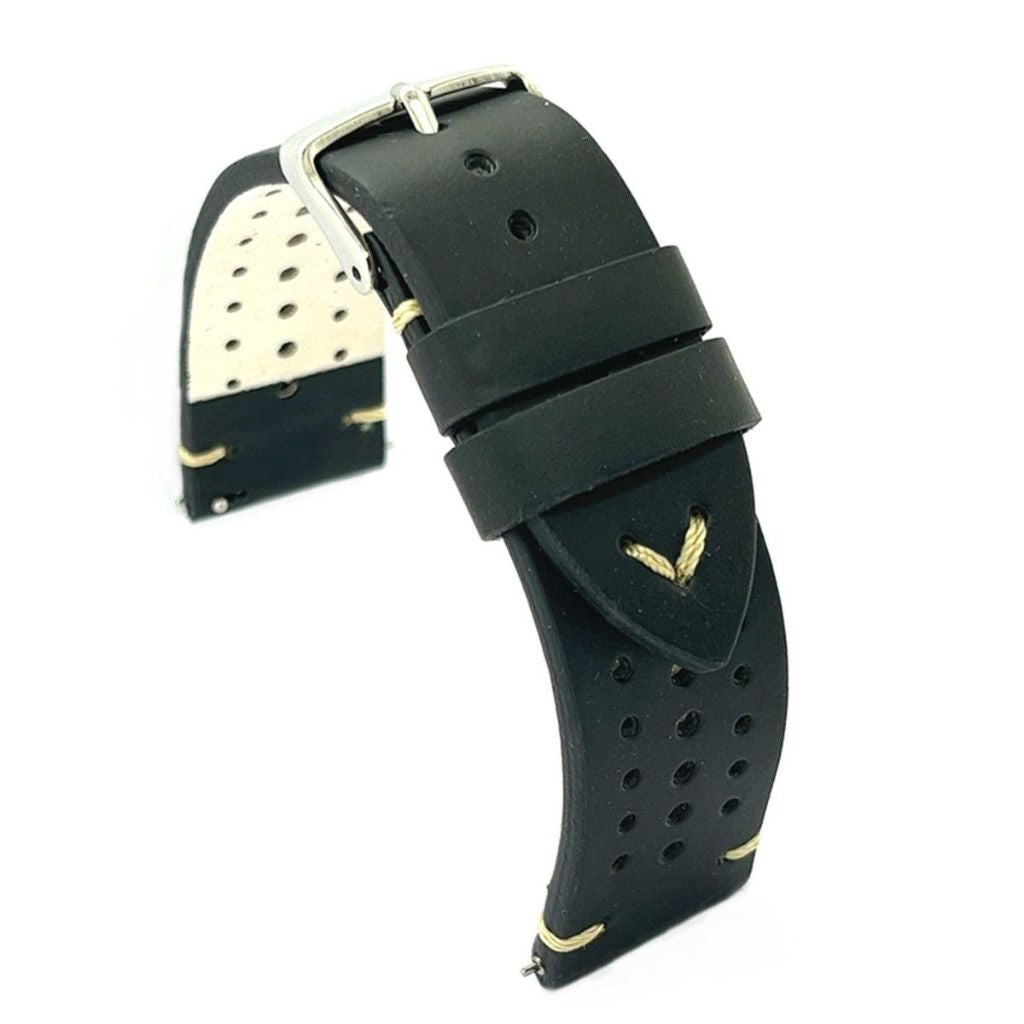 Correa Diloy de cuero color Negro