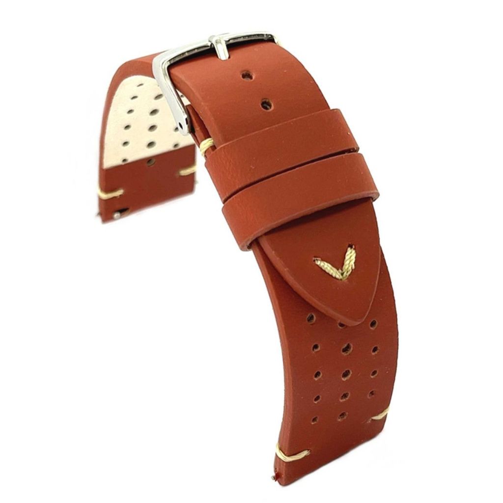 Correa Diloy de cuero color Marron