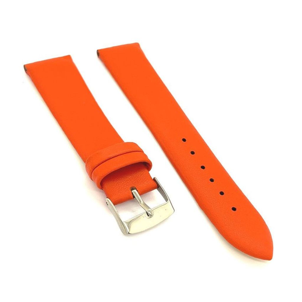 Correa Diloy de Piel color Naranja