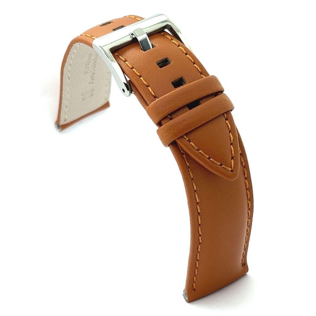 Correa Diloy de cuero color Marrón